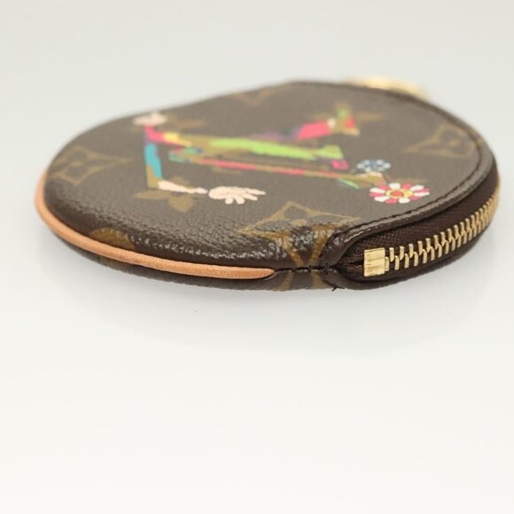 LOUIS VUITTON Monogram Hand Porte Monnaie Ron Coin Purse LV Auth - Picture 6 of 16